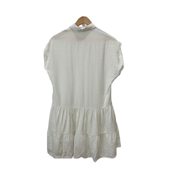 Zara extured iered hite cru ress - Picture 6 of 15